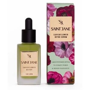 SAINT JANE Superflower Detox Serum FULL SIZE 30ML/1oz Luxury C.O. Bigelow skin